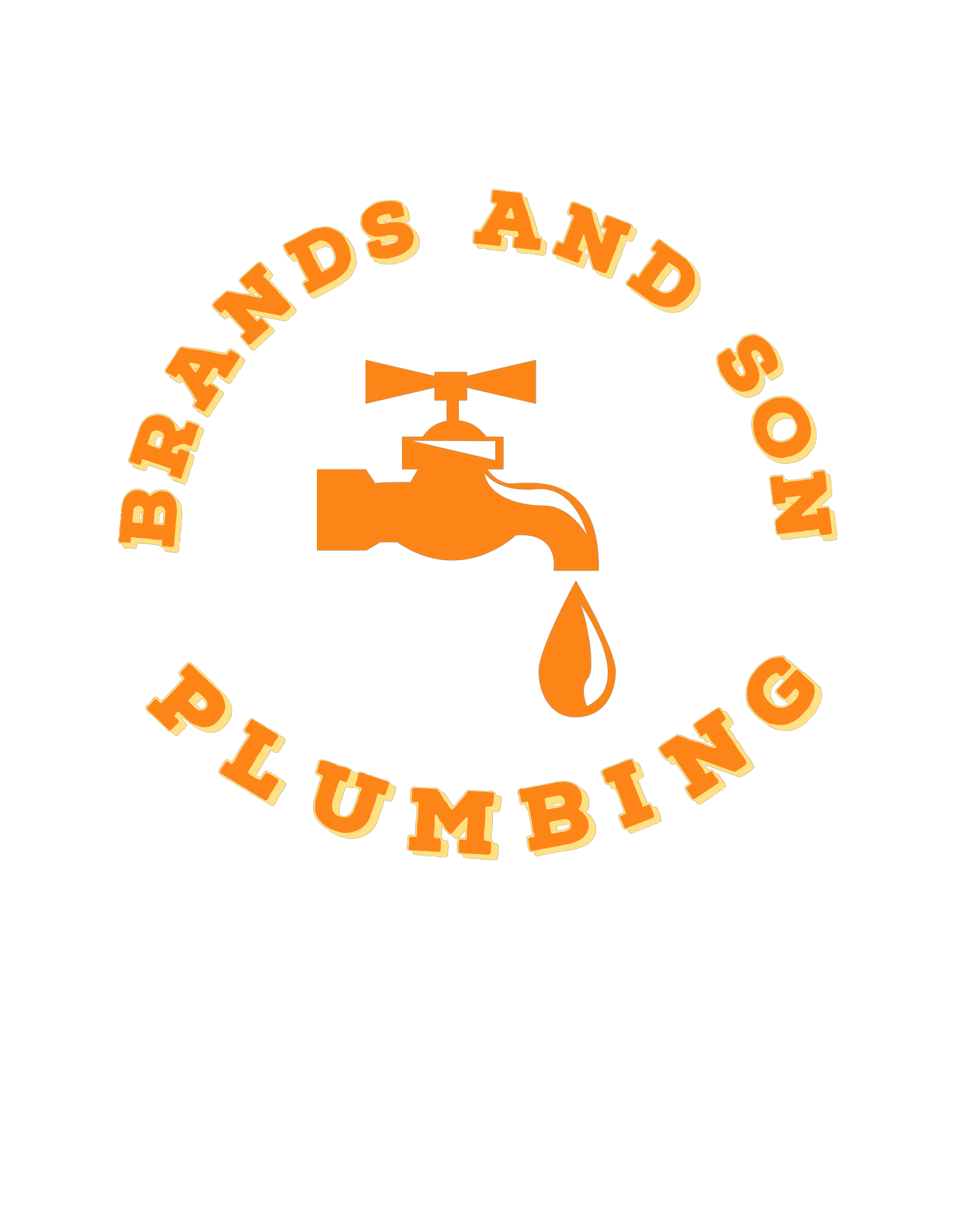 Brands and Son Plumbing Logo